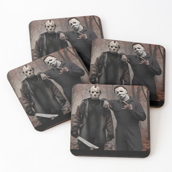 Item preview, Funny Halloween Tshirts Michael and Jason M4114 designed and sold by TorrieSchoebel.