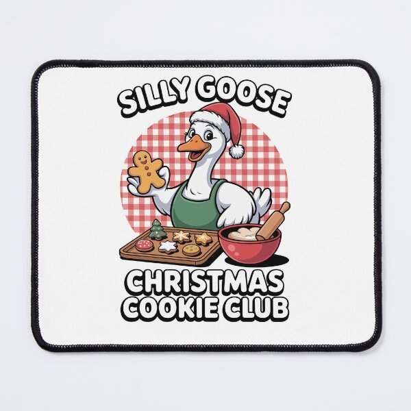Item preview, Silly Goose Christmas Cookie Club Funny Holiday Baking Goose Design designed and sold by Betsytiptoe.