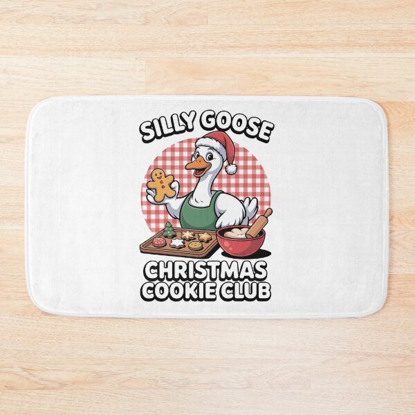 Item preview, Silly Goose Christmas Cookie Club Funny Holiday Baking Goose Design designed and sold by Betsytiptoe.