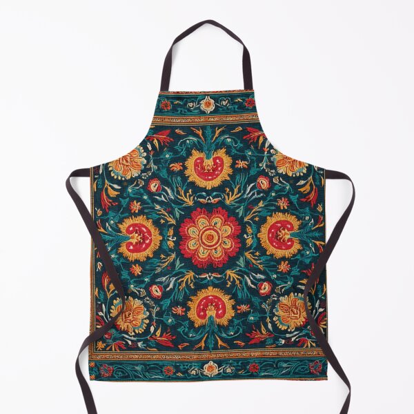 Item preview, Uzbekistan Neem Embroidery Traditional Carpet designed and sold by GrinGalore.