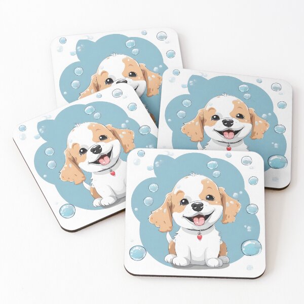 Item preview, Happy puppy designed and sold by Raspberry Twist.
