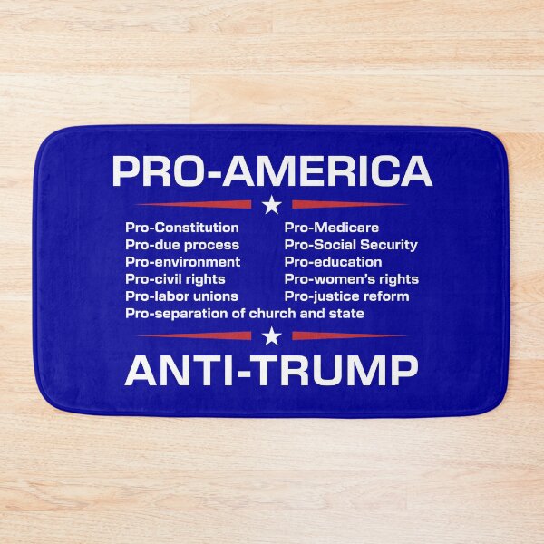 Item preview, Pro-America, Anti-Trump designed and sold by travelwitheric.