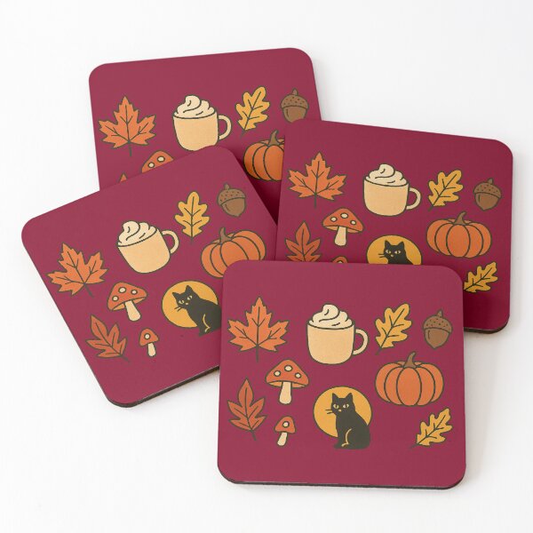Item preview, Autumn Aesthetic Black Cat Pumpkin Fall Season designed and sold by Chahika Designs.