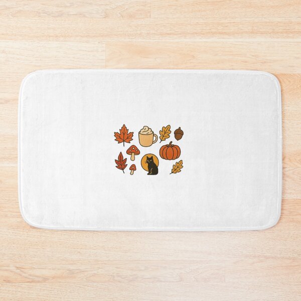 Item preview, Autumn Aesthetic Black Cat Pumpkin Fall Season designed and sold by Chahika Designs.
