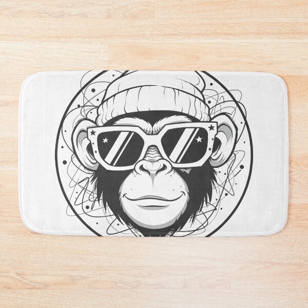 Item preview, Funky Monkey Sunglasses Illustration designed and sold by anenastudio.