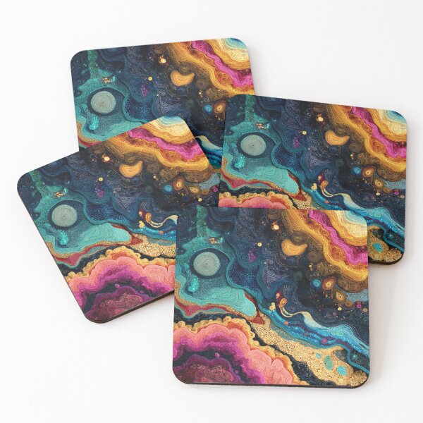 Item preview, Aboriginal Inspired Dot Art - Abstract Deep Sea World designed and sold by GrinGalore.