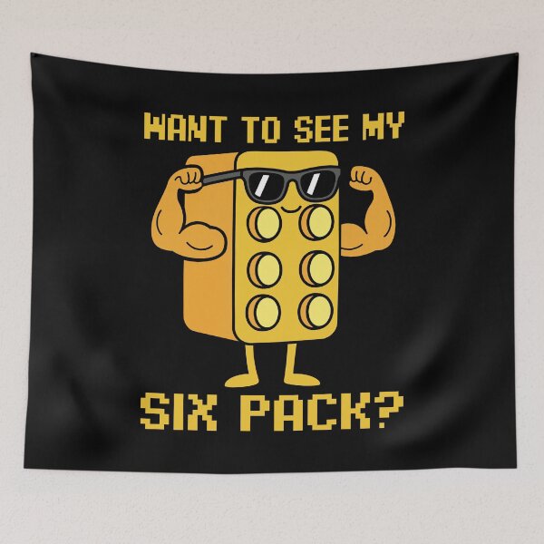 Item preview, Want To See My Six Pack Master Builder designed and sold by KarimSoCute.