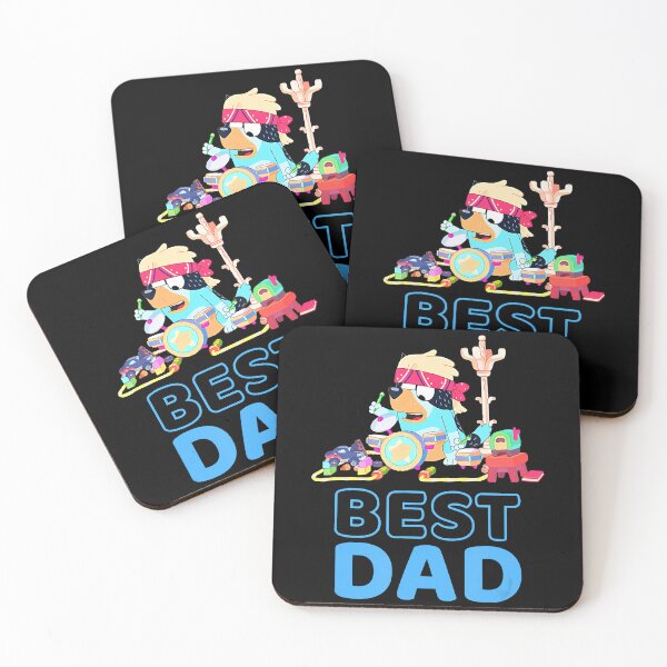 Item preview, Fathers-Blueys-Dad Best Dad Fathers Day Mens Womens Essential T-Shirt designed and sold by gexragnes.