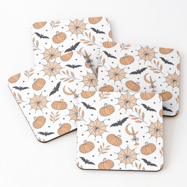 Item preview, Chic and fancy autumnal design with bats and pumpkins designed and sold by Merrylands Artshop.