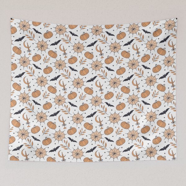 Item preview, Chic and fancy autumnal design with bats and pumpkins designed and sold by Merrylands Artshop.