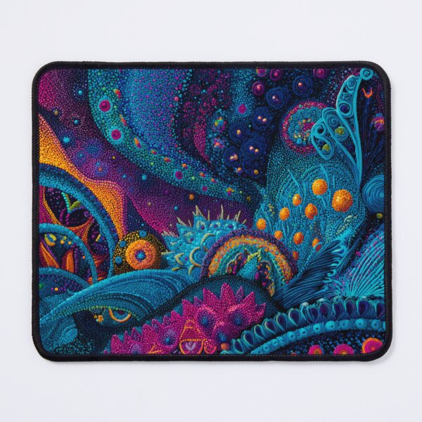Item preview, Aboriginal Inspired Dot Art - Deepwater Flower Garden designed and sold by GrinGalore.