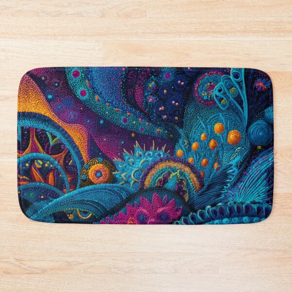 Item preview, Aboriginal Inspired Dot Art - Deepwater Flower Garden designed and sold by GrinGalore.