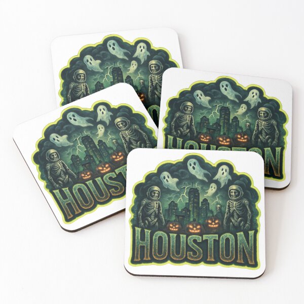 Item preview, Houston Ghost Astronauts – Premium Reloaded Spooky Gift designed and sold by Imaginarium of Chaos falcon88 .