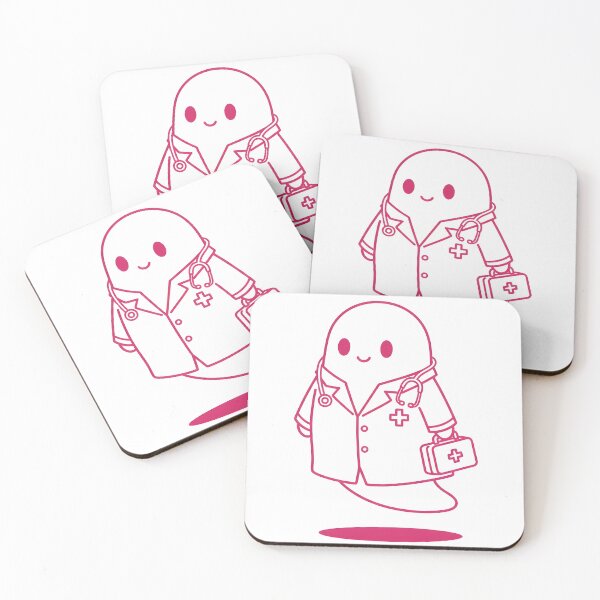 Item preview, Kawaii Doctor Ghost – Cute Spooky Medical Design designed and sold by DamianRoy88.