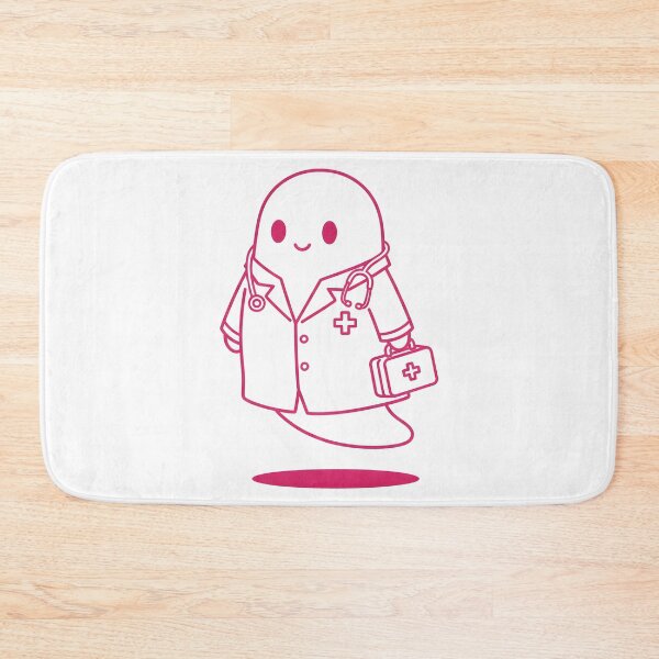 Item preview, Kawaii Doctor Ghost – Cute Spooky Medical Design designed and sold by DamianRoy88.