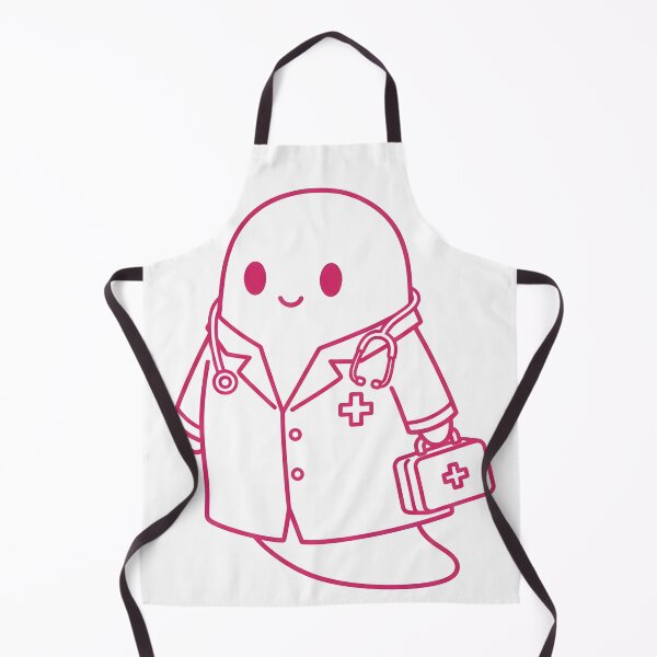 Item preview, Kawaii Doctor Ghost – Cute Spooky Medical Design designed and sold by DamianRoy88.