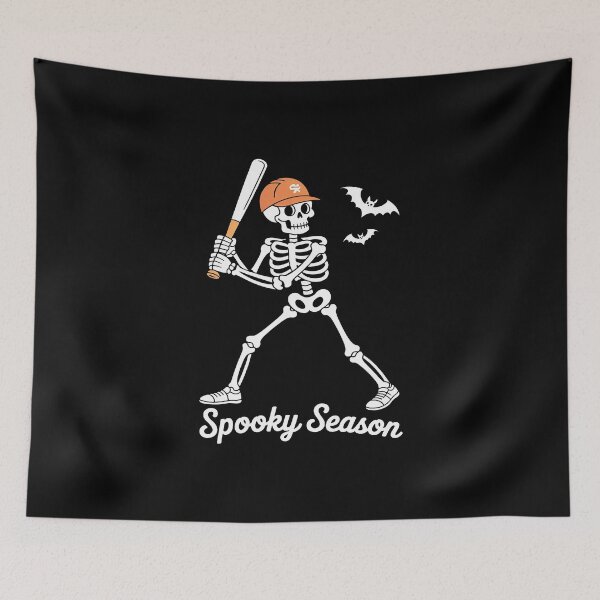 Item preview, Spooky Season Skeleton Baseball Player Halloween Batter designed and sold by LeeEvans222.