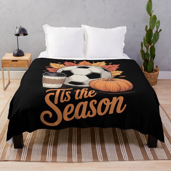 Item preview, Tis The Season Soccer Pumpkin Autumn Fall Thanksgiving designed and sold by ValerieRodrigue.