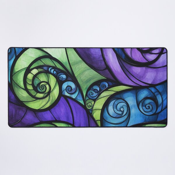 Item preview, New Zealand Māori Paua Pattern Koru Design 521 designed and sold by GrinGalore.