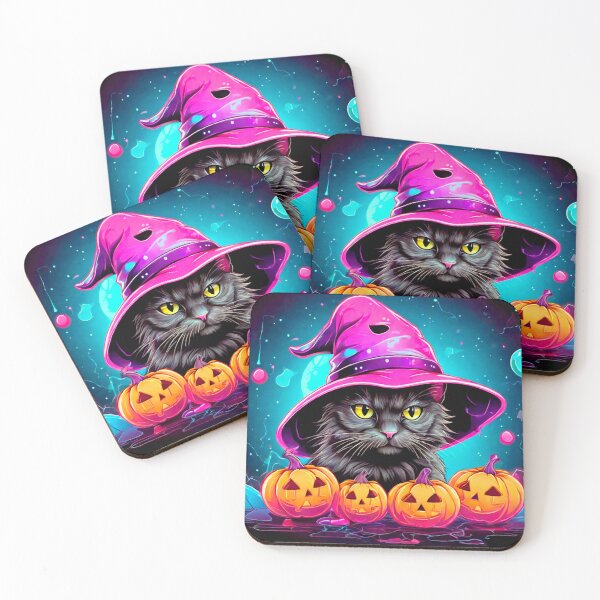 Item preview, Halloween Witch cat designed and sold by Framelo.