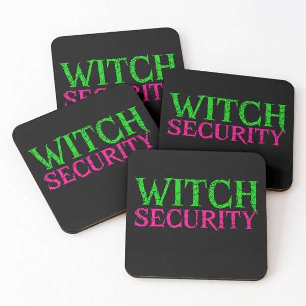 Item preview, Witch Security Funny Halloween Protection Design designed and sold by AaronButle42.