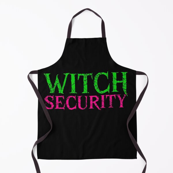 Item preview, Witch Security Funny Halloween Protection Design designed and sold by AaronButle42.