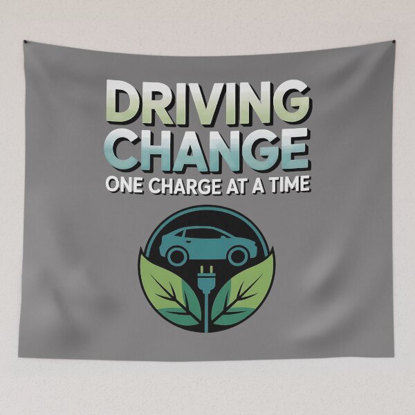 Item preview, powered by electricity - renewable energy - electric future - eco warrior - fast electric car - silent speedster - electric power - futuristic driver - eco driver - planet over petrol designed and sold by JansenGS.