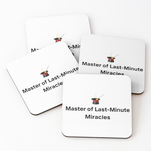 Item preview, Funny Office Shirt – “Master of Last-Minute Miracles” | Company Sarcasm, Deadline Hero Tee, Colleague Gift designed and sold by Design by Nelif.