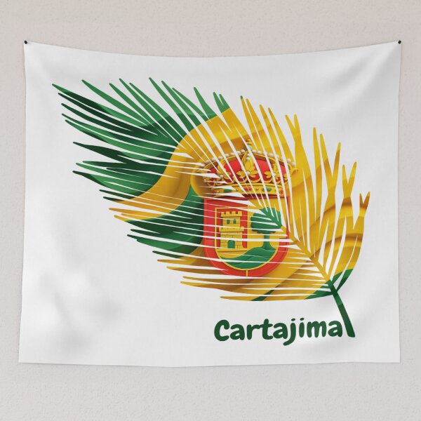 Item preview, Abstract Flag of Cartajima – Feather Shape Design designed and sold by ArteJorge48.