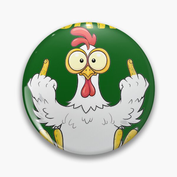 Item preview, Funny Chicken Flip-Off Graphic By Merch, Limited Edition designed and sold by kelleyxuarts.