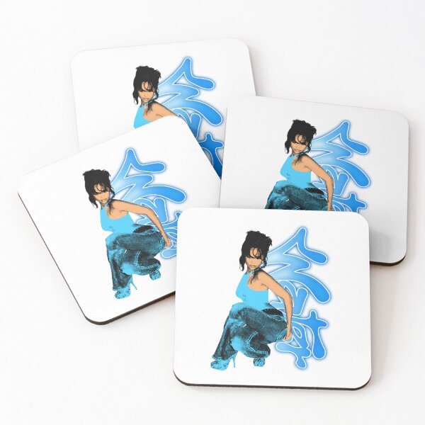 Item preview, Blue Typography Pop Singer designed and sold by GlamRetro.