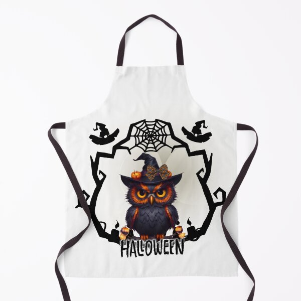 Item preview, Halloween Owl with Witch Hat & Full Moon designed and sold by Medeea Publishing.