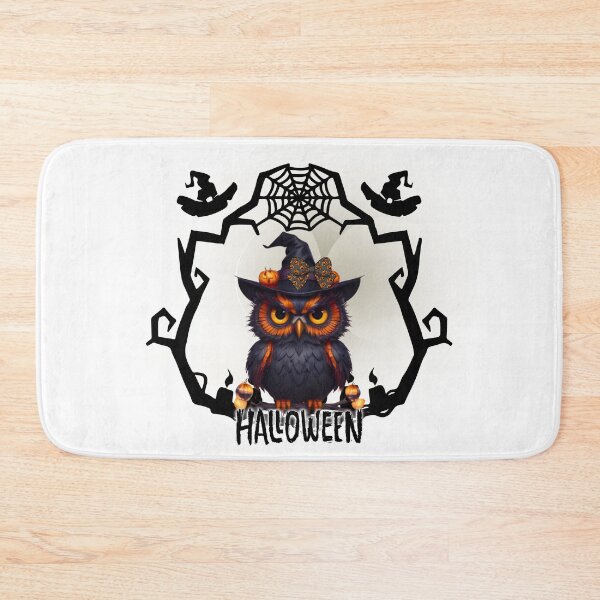 Item preview, Halloween Owl with Witch Hat & Full Moon designed and sold by Medeea Publishing.