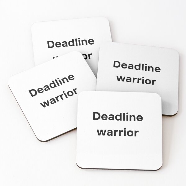 Item preview, Funny Office Shirt – “Deadline Warrior” | Company Sarcasm, Work Under Pressure Tee, Colleague Gift designed and sold by Design by Nelif.