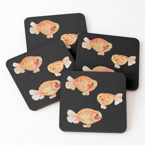 Item preview, Watercolor cute goldfish designed and sold by popera.