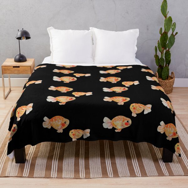 Item preview, Watercolor cute goldfish designed and sold by popera.
