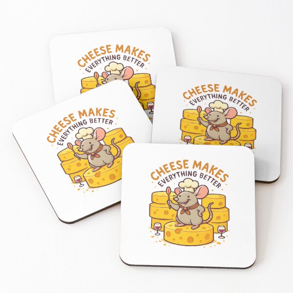 Item preview, Cheese Makes Everything Better Funny Foodie Humor Reme Stickers designed and sold by GeniePixel.