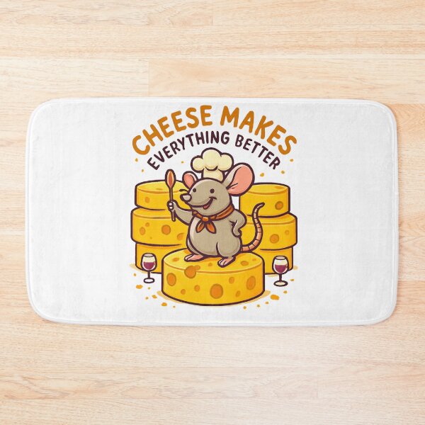 Item preview, Cheese Makes Everything Better Funny Foodie Humor Reme Stickers designed and sold by GeniePixel.