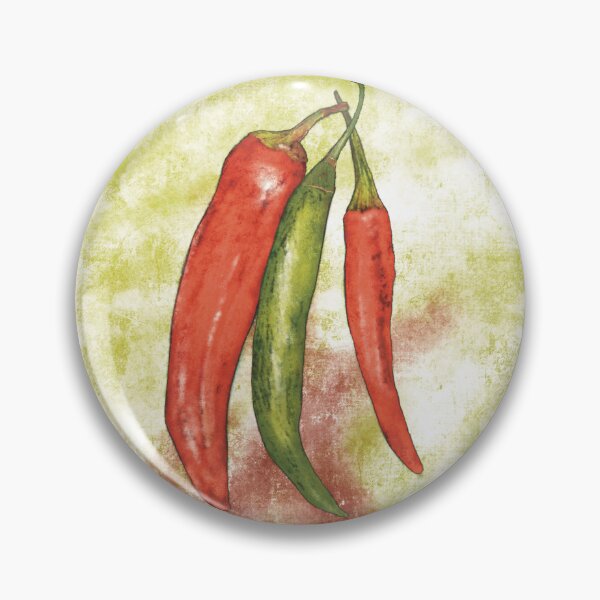 Item preview, Trio of chili peppers designed and sold by Hélène Carmona.