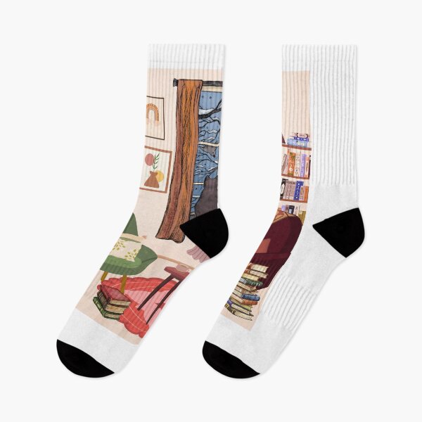 Item preview, Cozy Night Reading by the Window designed and sold by Saragoza.