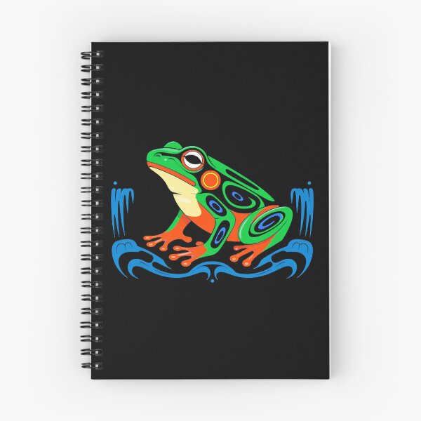 Item preview, haida frog art designed and sold by YounexxART.