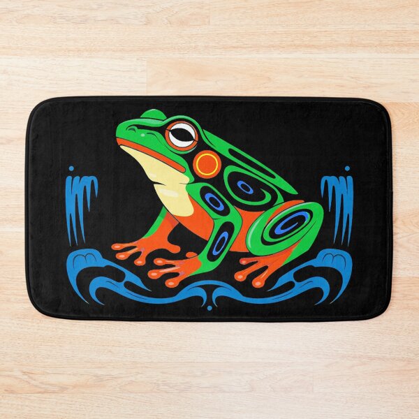 Item preview, haida frog art designed and sold by YounexxART.