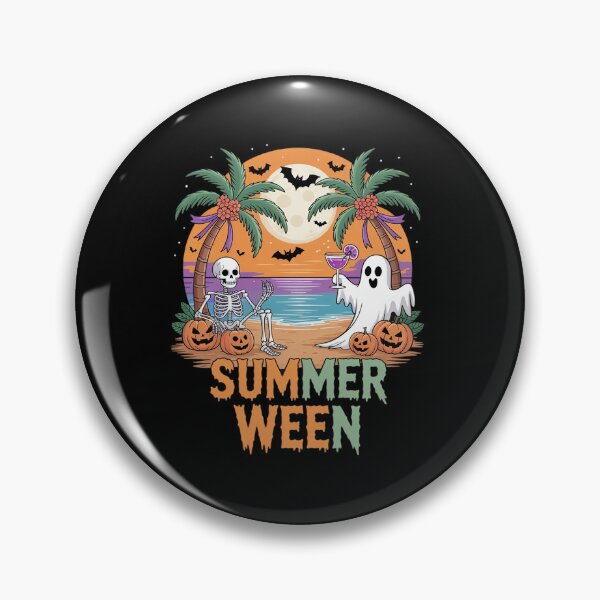 Item preview, Summerween Skeleton Beach Party Halloween Vibes designed and sold by JonBarnes22.