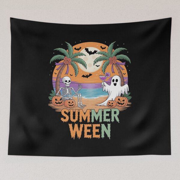 Item preview, Summerween Skeleton Beach Party Halloween Vibes designed and sold by JonBarnes22.