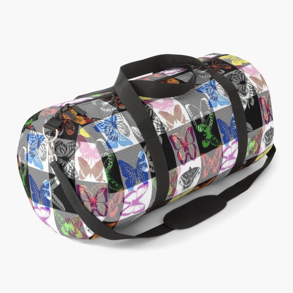 Item preview, Checkered Multicolored Plaid Butterfly  designed and sold by PatternTitan.
