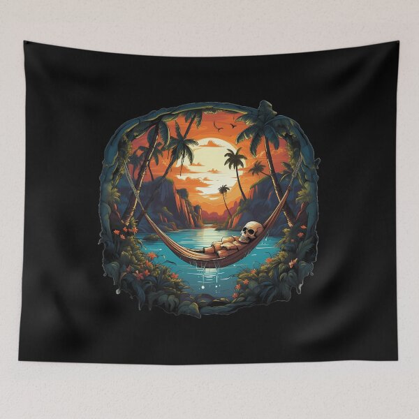 Item preview,  Relaxed Skeleton Paradise designed and sold by MARHULLER.