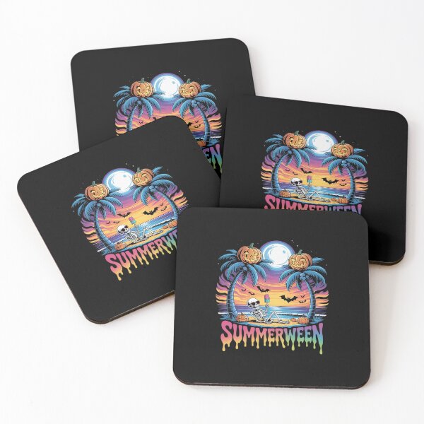 Item preview, Summerween Skeleton Ghost Beach Funny Spooky Halloween designed and sold by JonBarnes22.