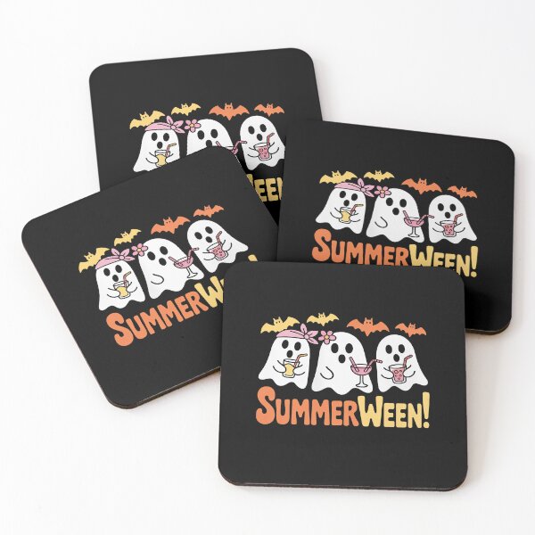 Item preview, Summerween Skeleton Ghost Beach Party Halloween Vibes designed and sold by JonBarnes22.