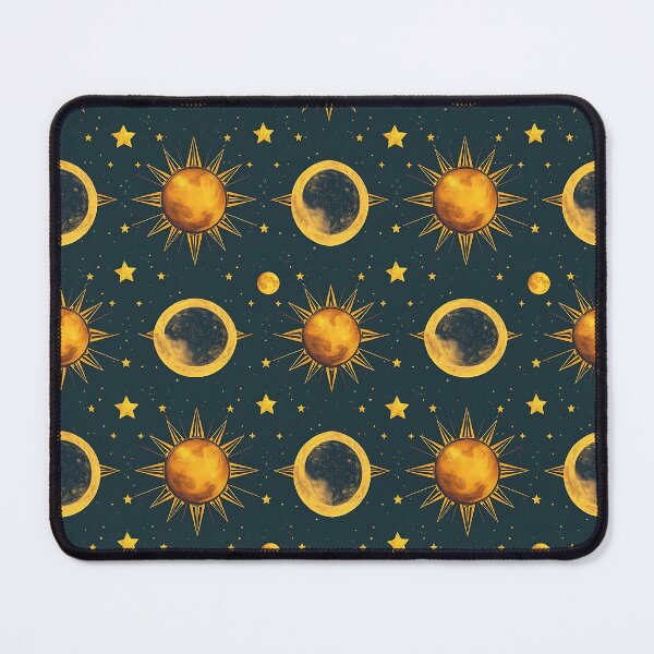 Item preview, Celestial Sun Moon and Stars Pattern designed and sold by JavisSRDesign.