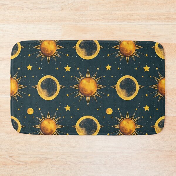 Item preview, Celestial Sun Moon and Stars Pattern designed and sold by JavisSRDesign.